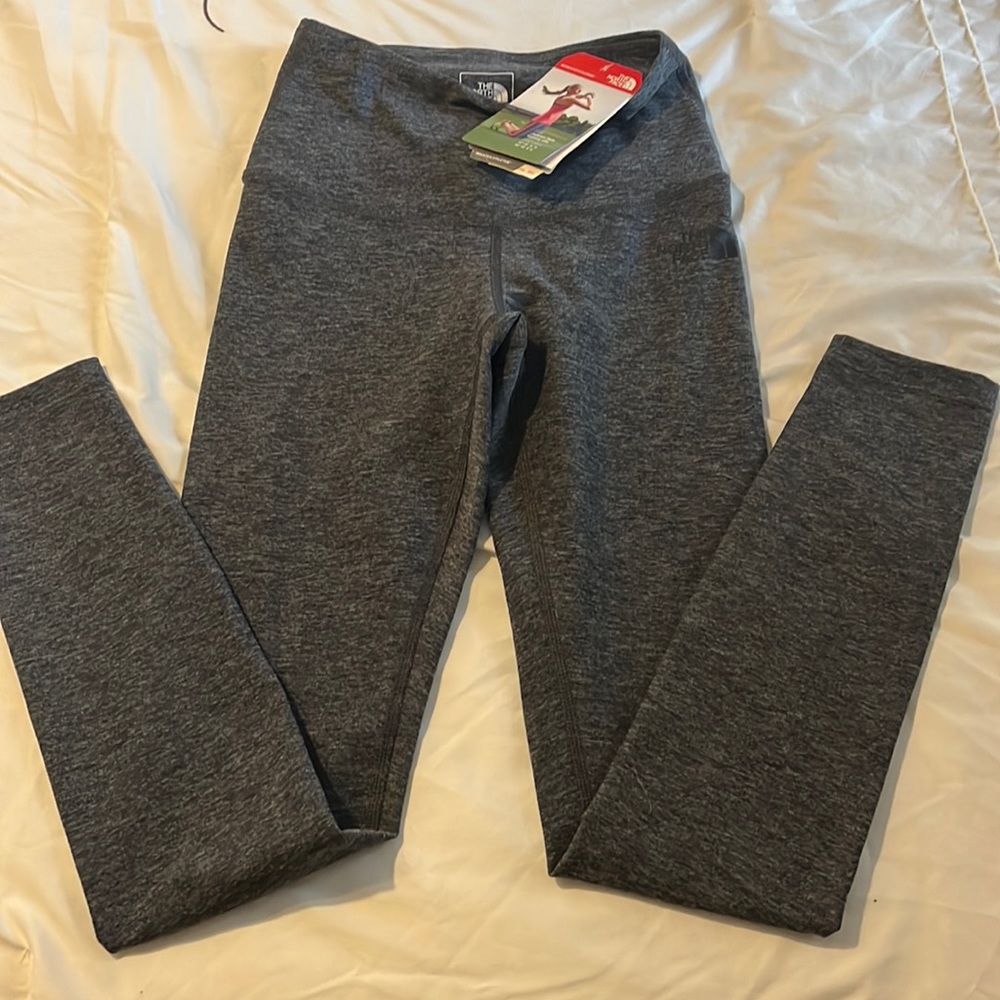 The North Face Dark Grey Heather W Super Waisted Performance Training Leggings